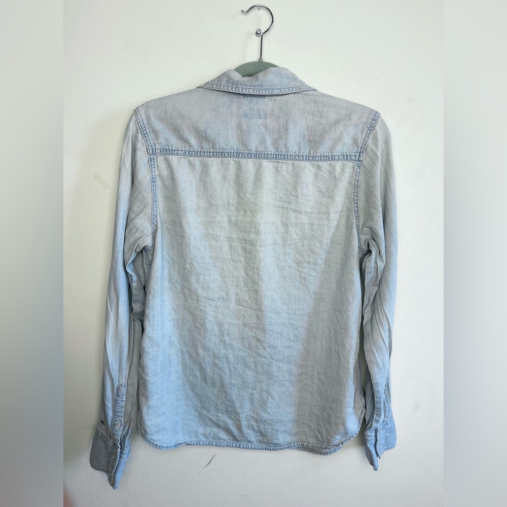 Merona Casual Light Blue Button Down Shirt - Picture 6 of 6
